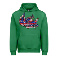 Emerald america Urban Hoodie - CowhideDigitalArt