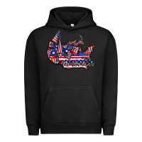 Pigment Black america Urban Hoodie - CowhideDigitalArt