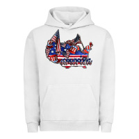 Pigment Lunar Rock america Urban Hoodie - CowhideDigitalArt