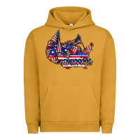 Pigment Peanut Butter america Urban Hoodie - CowhideDigitalArt
