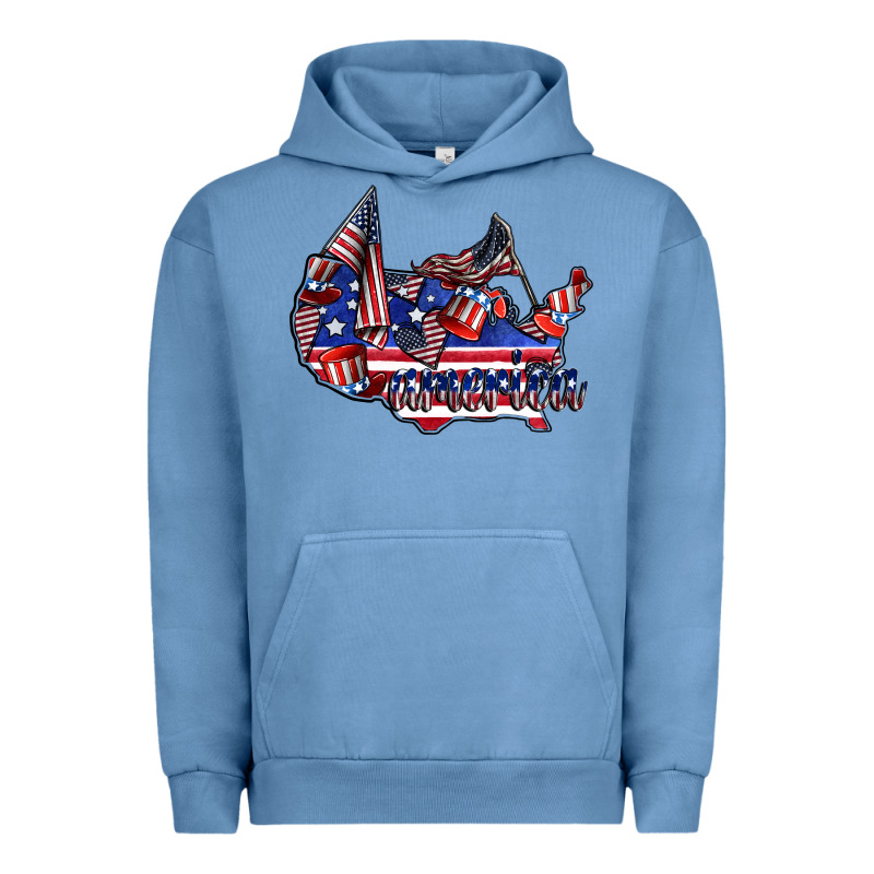 America Urban Hoodie by CowhideDigitalArt | Teevron