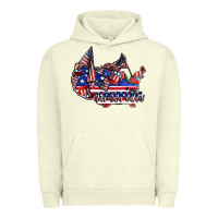 Pigment Pistachio america Urban Hoodie - CowhideDigitalArt