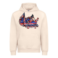 Sandshell america Urban Hoodie - CowhideDigitalArt