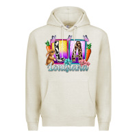 Oatmeal Heather louisiana easter dady Premium Hoodie - RacoonDesign