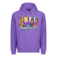 Purple louisiana easter dady Premium Hoodie - RacoonDesign