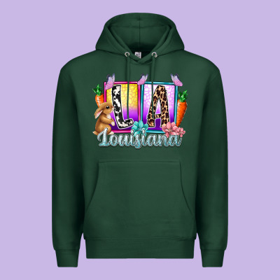 Louisiana Easter Dady Premium Hoodie Designed By Racoondesign