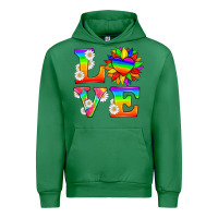 Emerald love and sunflower Urban Hoodie - HRA Design Shop