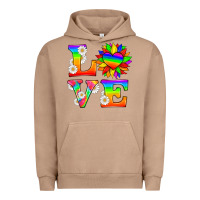 Pigment Burro love and sunflower Urban Hoodie - HRA Design Shop