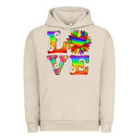Pigment French Oak love and sunflower Urban Hoodie - HRA Design Shop
