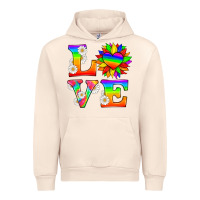 Sandshell love and sunflower Urban Hoodie - HRA Design Shop