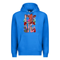 True Royal love cow valentine Premium Hoodie - RacoonDesign