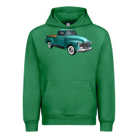 Emerald western truck right 34 view Urban Hoodie - FaDigitalArtStudio