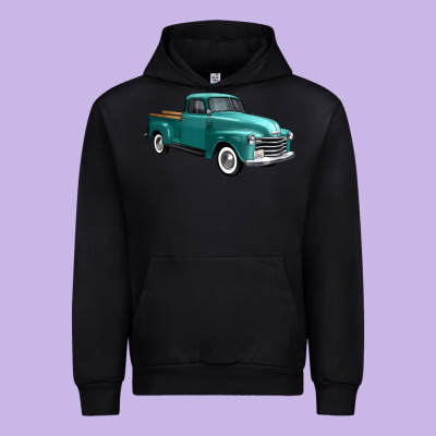 Western Truck Right 34 View Urban Hoodie Designed By Fadigitalartstudio