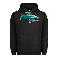 Pigment Black western truck right 34 view Urban Hoodie - FaDigitalArtStudio