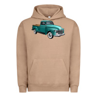 Pigment Burro western truck right 34 view Urban Hoodie - FaDigitalArtStudio
