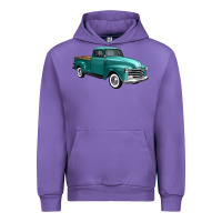 Tulip western truck right 34 view Urban Hoodie - FaDigitalArtStudio