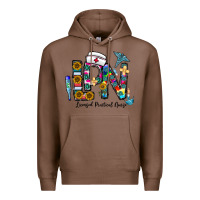 Chestnut lpn licensed practial nurse Premium Hoodie - CowhideDigitalArt
