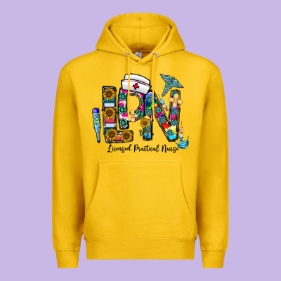 Lpn Licensed Practial Nurse Premium Hoodie Designed By Cowhidedigitalart