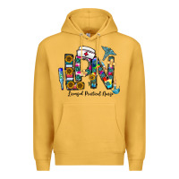 Mustard lpn licensed practial nurse Premium Hoodie - CowhideDigitalArt