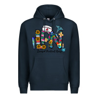 Navy lpn licensed practial nurse Premium Hoodie - CowhideDigitalArt