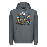 Rock lpn licensed practial nurse Premium Hoodie - CowhideDigitalArt