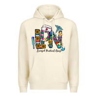 Sandshell lpn licensed practial nurse Premium Hoodie - CowhideDigitalArt