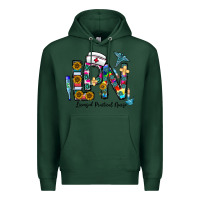 Sports Green lpn licensed practial nurse Premium Hoodie - CowhideDigitalArt