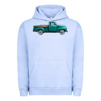 Pigment Grape Ice western truck right side view Urban Hoodie - FaDigitalArtStudio