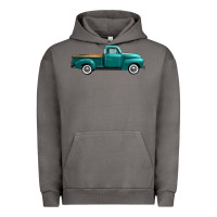 Pigment Tornado western truck right side view Urban Hoodie - FaDigitalArtStudio