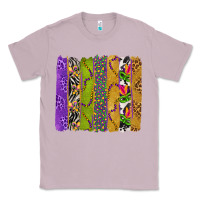 Lilac Mardi Gras Brushstrokes Classic Tee - BundleAndBundleShop