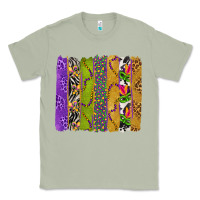 Matcha Mardi Gras Brushstrokes Classic Tee - BundleAndBundleShop