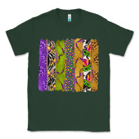 Sports Green Mardi Gras Brushstrokes Classic Tee - BundleAndBundleShop