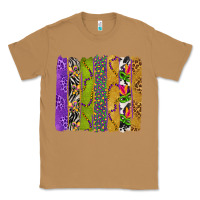 Toasted Coconut Mardi Gras Brushstrokes Classic Tee - BundleAndBundleShop