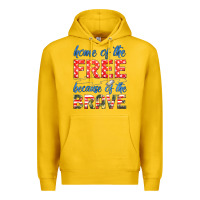 Lemon home of the free because of the brave Premium Hoodie - HRA Design Shop