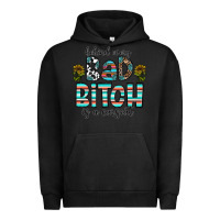 Pigment Black Behind Every Bad Bitch is a Carseat Urban Hoodie - CowhideDigitalArt
