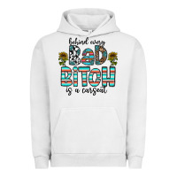 Pigment Lunar Rock Behind Every Bad Bitch is a Carseat Urban Hoodie - CowhideDigitalArt