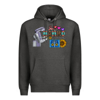 Charcoal Heather mammo technologist Premium Hoodie - CowhideDigitalArt
