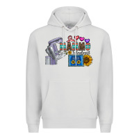 Dove Grey mammo technologist Premium Hoodie - CowhideDigitalArt