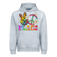 Heather Grey lgbtq peace and sembols Urban Hoodie - HRA Design Shop