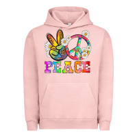 Pigment Salmon lgbtq peace and sembols Urban Hoodie - HRA Design Shop