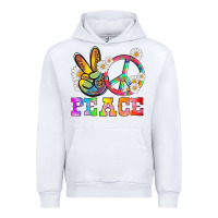 White lgbtq peace and sembols Urban Hoodie - HRA Design Shop