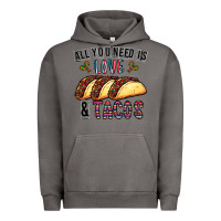 Pigment Tornado All You Need Is Love And Tacos Urban Hoodie - CowhideDigitalArt