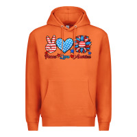 Carrot peace love america Premium Hoodie - HRA Design Shop