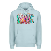 Blue Mist love easter day nurse Premium Hoodie - RacoonDesign