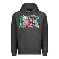 Charcoal Heather love easter day nurse Premium Hoodie - RacoonDesign