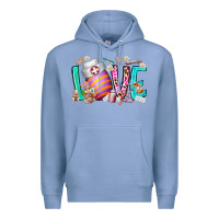 Colony Blue love easter day nurse Premium Hoodie - RacoonDesign
