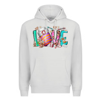 Dove Grey love easter day nurse Premium Hoodie - RacoonDesign