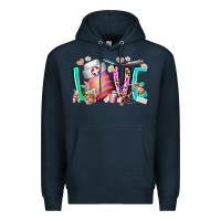 Navy love easter day nurse Premium Hoodie - RacoonDesign