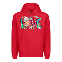 Red love easter day nurse Premium Hoodie - RacoonDesign