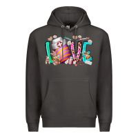 Smoke love easter day nurse Premium Hoodie - RacoonDesign